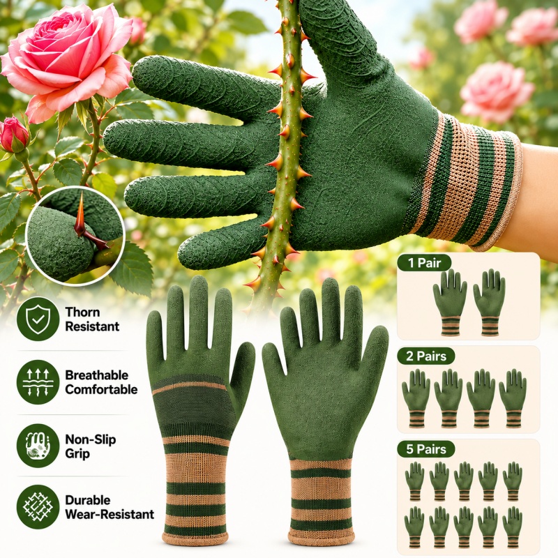 Gardening Glove Waterproof - Multi-use Gardening Gloves Anti-Thorn Waterproof Cut