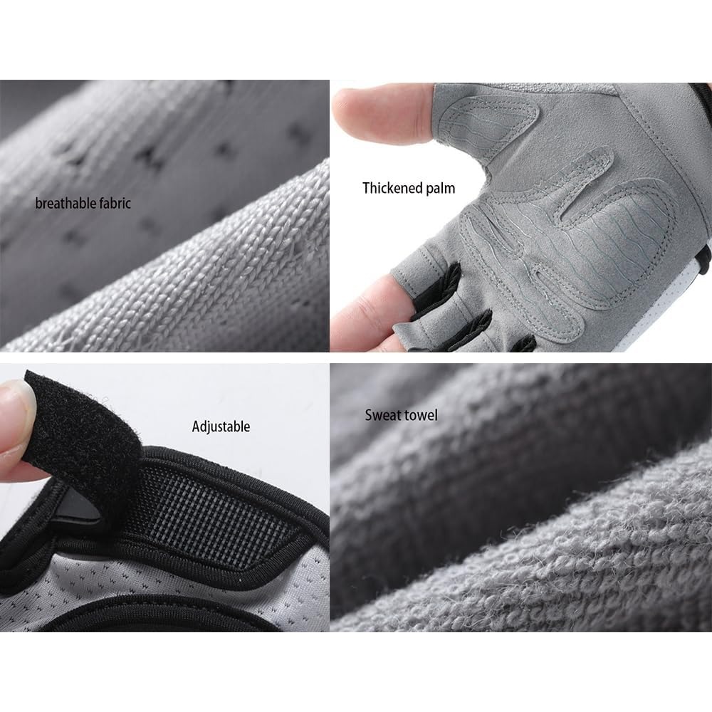 Fingerless Workout Gloves for  - đánh giá và giá Cycling Glove Padded
