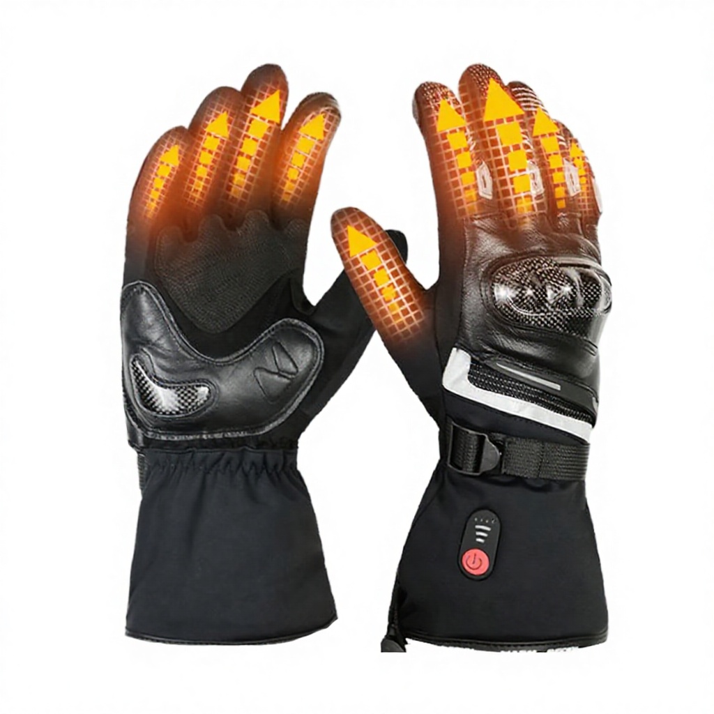 7.4V Heated Motorcycle Gloves, - đánh giá và giá Motorcycle Glove Knuckle
