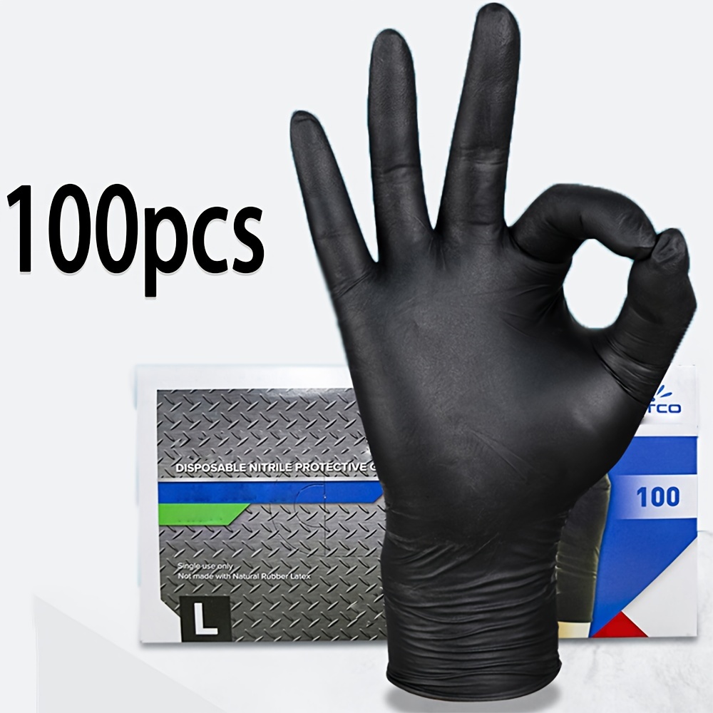 100 Cái/hộp Đen Dùng Một Lần G - đánh giá và giá Nitrile Mechanic Glove