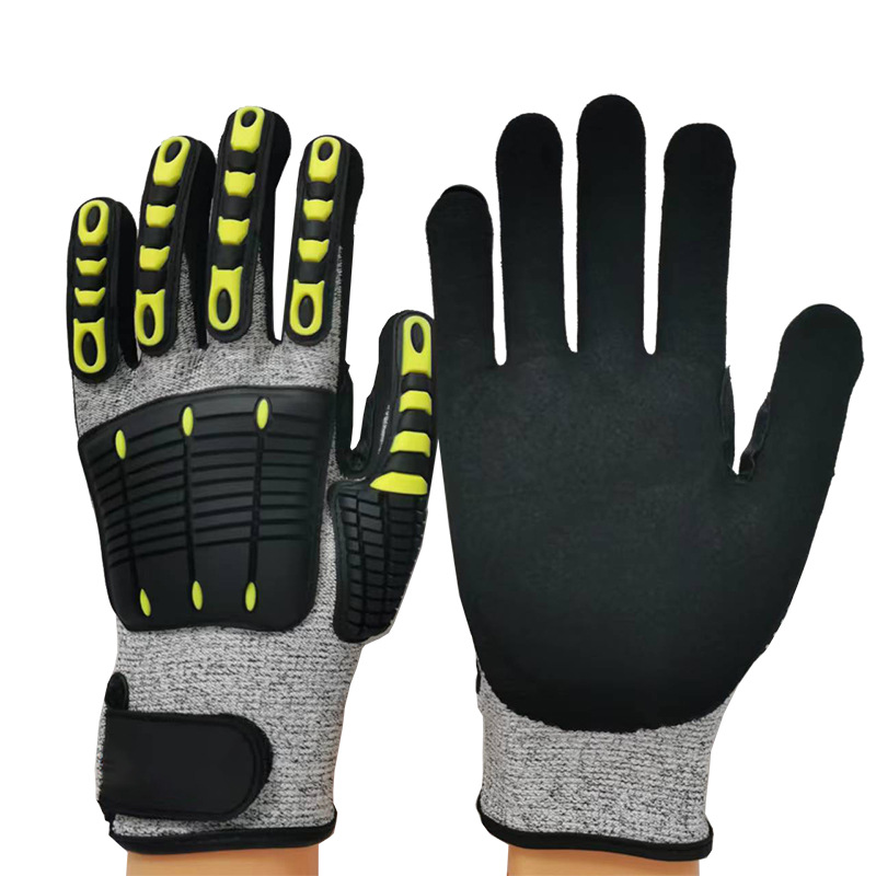 Anti Vibration Gloves SBR Padd - đánh giá và giá Work Glove Impact