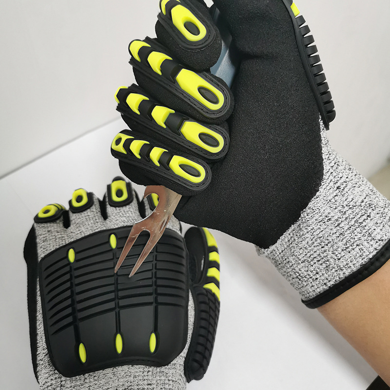 Anti Vibration Gloves SBR Padd - đánh giá và giá Work Glove Impact