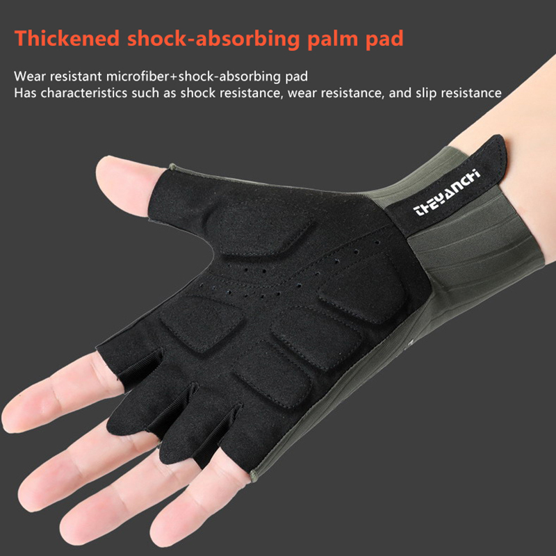 Summer Breathable Half Finger  - đánh giá và giá Cycling Glove Padded