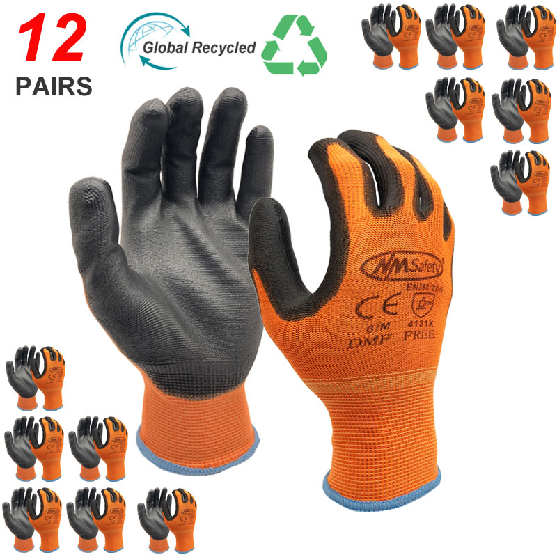 NMSafety 12 Pairs Work Gloves  - đánh giá và giá Nitrile Mechanic Glove