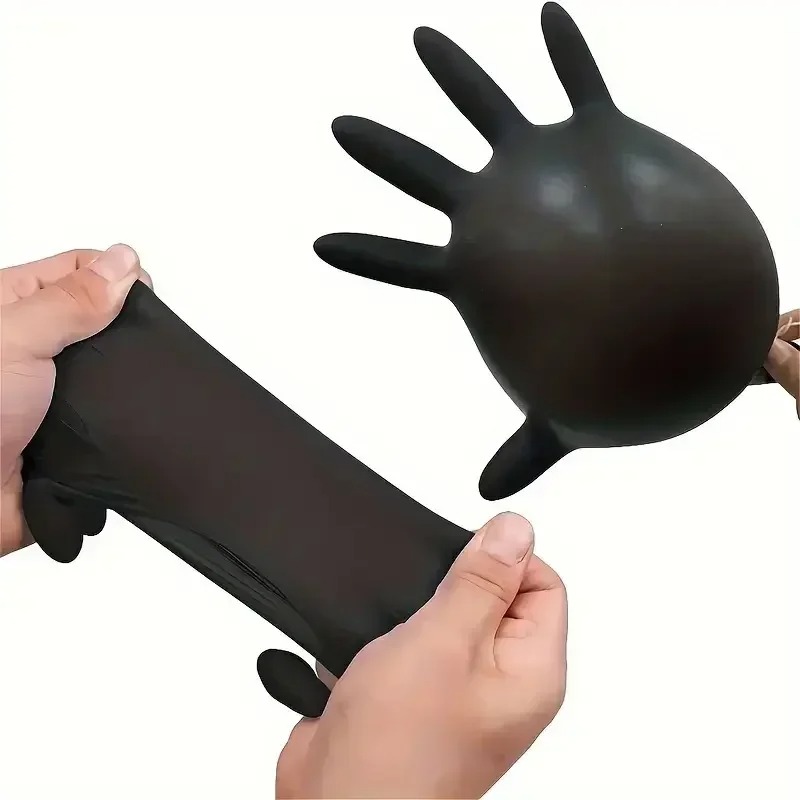 1/100pcs Disposable Black Glov - đánh giá và giá Latex Disposable Glove